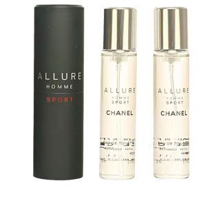 ALLURE HOMME SPORT travel spray and two refills 3 x 20 ml